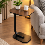 C-Shaped Sofa Side Table