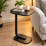 C-Shaped Sofa Side Table - Image 2