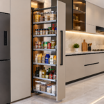 Modern Pull-Out Pantry Cabinet